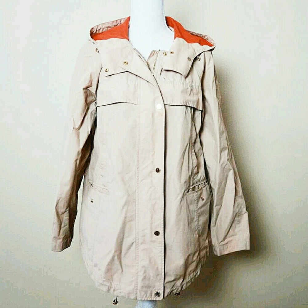 Khaki trench coat
